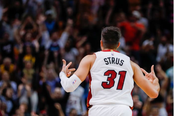 G Max Strus can be a lethal shooter for Durant and Booker as an option behind the arc.